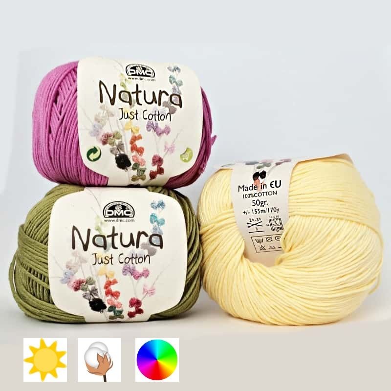 Bolas Natura de Dmc 100% algodão para venda em bordarytricotar.com