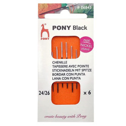 Agujas de bordar con punta Pony de venta en bordarytricotar.com