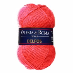 Ovillos de lana Delfos de Valeria di Roma, 100% acrílicos, 100g