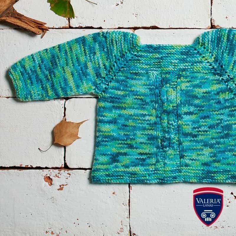 Patrón de jersey para niño realizado con lana Vintage Merino