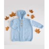 Patrón para tejer abrigo de niño disponible en bordarytricotar.com