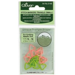 Triangle stitch markers Clover for sale at bordarytricotar.com
